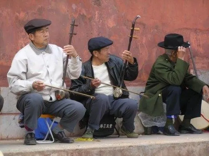 straatartiest Erhu Jianshui